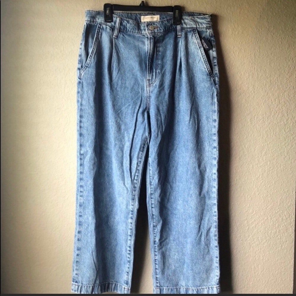 New High Wasted Mom 90’s Style Lucky Brand Denim Blue Jeans Women’s Sz 12/31
